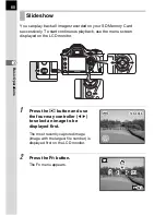 Предварительный просмотр 70 страницы Pentax DL - 6.1MP Digital SLR Camera Operating Manual