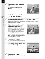Предварительный просмотр 74 страницы Pentax DL - 6.1MP Digital SLR Camera Operating Manual