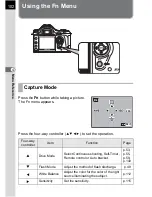 Предварительный просмотр 104 страницы Pentax DL - 6.1MP Digital SLR Camera Operating Manual