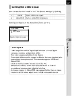 Preview for 119 page of Pentax DL - 6.1MP Digital SLR Camera Operating Manual