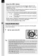 Предварительный просмотр 142 страницы Pentax DL - 6.1MP Digital SLR Camera Operating Manual