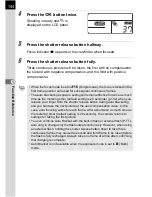 Предварительный просмотр 146 страницы Pentax DL - 6.1MP Digital SLR Camera Operating Manual