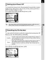 Preview for 171 page of Pentax DL - 6.1MP Digital SLR Camera Operating Manual