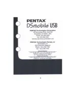 Preview for 12 page of Pentax DSmobile USB User Manual