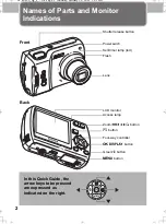 Preview for 2 page of Pentax E30 - Optio Digital Camera Quick Start Manual