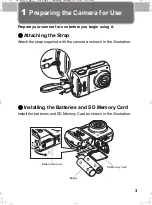 Preview for 3 page of Pentax E30 - Optio Digital Camera Quick Start Manual