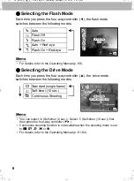 Preview for 8 page of Pentax E30 - Optio Digital Camera Quick Start Manual