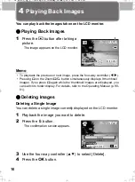 Preview for 10 page of Pentax E30 - Optio Digital Camera Quick Start Manual