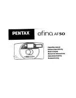 Pentax efina AF50 Operating Manual preview