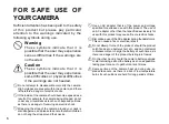 Preview for 7 page of Pentax EI 100 - Digital Camera - 1.3 Megapixel Operating Manual