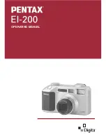 Pentax EI-200 Operating Manual preview