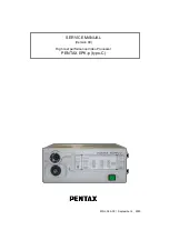 Предварительный просмотр 1 страницы Pentax EPK-P Service Manual