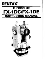 Pentax FX-1DC Instruction Manual предпросмотр