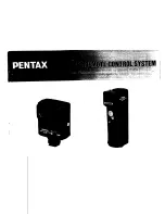 Pentax Infrared Remote Control System Operating Manual preview