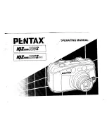 Preview for 1 page of Pentax IQZoom 105S Date Operating Manual