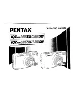 Preview for 1 page of Pentax IQZoom 105SW / IQZoom 120SW Operating Manual