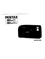 Предварительный просмотр 1 страницы Pentax IQZoom 60 Operating Manual