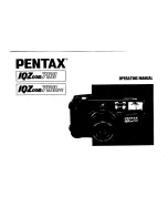 Pentax IQZoom 700 Operating Manual preview