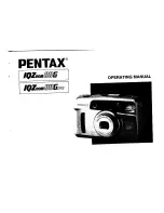 Preview for 1 page of Pentax IQZoom 80G Operating Manual