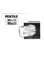 Preview for 1 page of Pentax IQZoom 80S Operating Manual