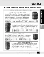 Предварительный просмотр 26 страницы Pentax *ist Date Brochure & Specs