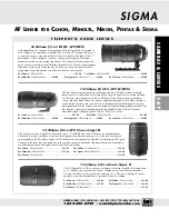 Предварительный просмотр 30 страницы Pentax *ist Date Brochure & Specs