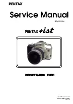 Preview for 1 page of Pentax *ist Service Manual