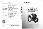 Preview for 1 page of Pentax *istD Operating Manual