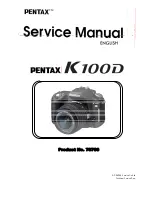 Pentax K 100D Super Service Manual preview