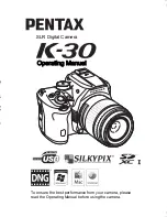 Preview for 1 page of Pentax K-30 Operating Manual