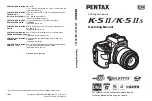 Pentax K-5II Operating Manual preview