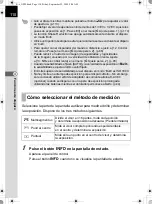 Предварительный просмотр 112 страницы Pentax K-X (Spanish) Manual De Instrucciones