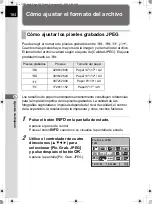 Предварительный просмотр 186 страницы Pentax K-X (Spanish) Manual De Instrucciones