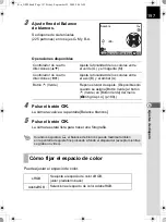 Предварительный просмотр 199 страницы Pentax K-X (Spanish) Manual De Instrucciones