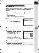 Preview for 215 page of Pentax K-X (Spanish) Manual De Instrucciones