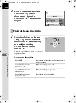 Предварительный просмотр 224 страницы Pentax K-X (Spanish) Manual De Instrucciones