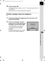 Предварительный просмотр 233 страницы Pentax K-X (Spanish) Manual De Instrucciones