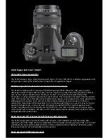 Preview for 4 page of Pentax K10D - Digital Camera SLR Brochure & Specs