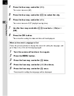 Preview for 36 page of Pentax K110D - Digital Camera SLR Operating Manual