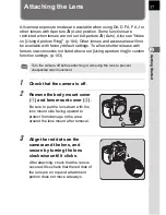 Preview for 39 page of Pentax K110D - Digital Camera SLR Operating Manual