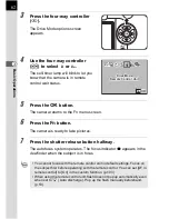 Preview for 64 page of Pentax K110D - Digital Camera SLR Operating Manual