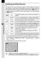 Preview for 116 page of Pentax K110D - Digital Camera SLR Operating Manual