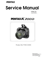 Preview for 1 page of Pentax K200D - Digital Camera SLR Service Manual