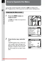 Preview for 32 page of Pentax K20D - Digital Camera SLR Operating Manual