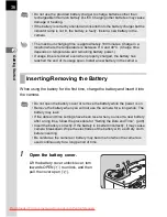 Preview for 38 page of Pentax K20D - Digital Camera SLR Operating Manual