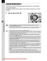 Preview for 98 page of Pentax K20D - Digital Camera SLR Operating Manual