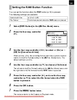 Preview for 161 page of Pentax K20D - Digital Camera SLR Operating Manual