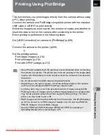 Preview for 209 page of Pentax K20D - Digital Camera SLR Operating Manual