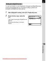 Preview for 231 page of Pentax K20D - Digital Camera SLR Operating Manual