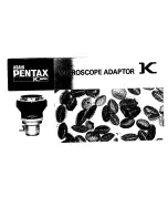 Preview for 1 page of Pentax Microscope Adapter Operating Manual